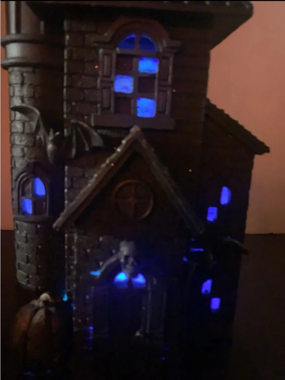 Gothic Haunted Manor Decorative Accent - Black